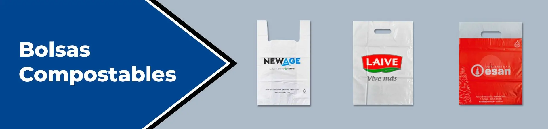 Bolsas plásticas biodegradables para ropa